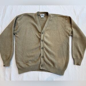 Knightsbridge 100% Cotton Beige Cardigan Sweater Women’s XL